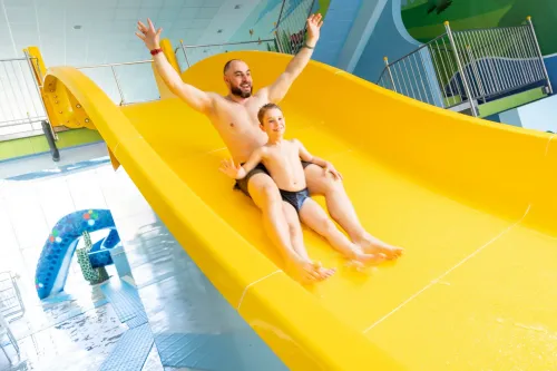 Animačné aktivity v bazénovom svete MiniMe Aqua fun hotel Sitno