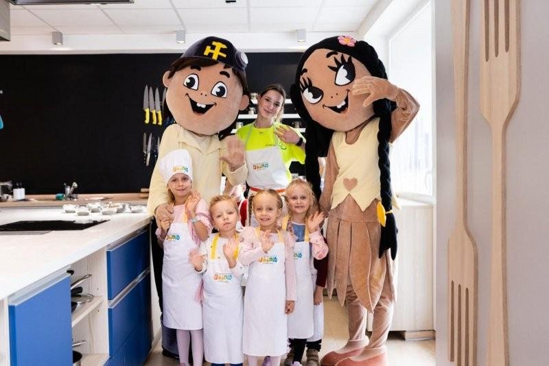 Maskoti a deti v kulinárskom štúdiu Foodie Hoteli Sitno - Trinity Hotels.sk 